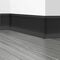 Plinthe PVC semi-rigide - 100 mm x 2.20 m - noir - Gedimat.fr
