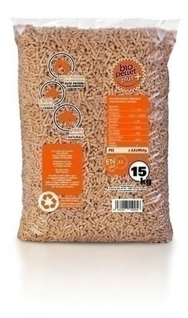 Granulés de bois BIO PLUS pour poêle à pellets sac de15kg - Gedimat.fr