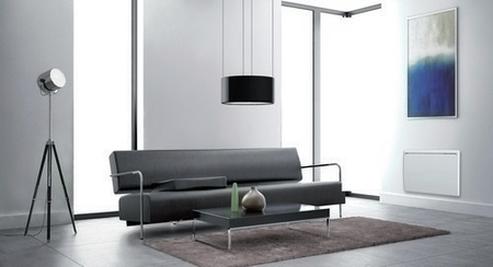 Radiateur céramique inertie sèche ''UNO'' écran LCD 1500W - Gedimat.fr