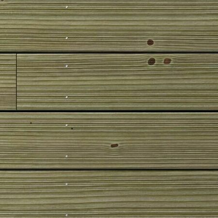 Lame de terrasse Pin Sylvestre Classe 4 traitement autoclave vert ép. 27mm larg.145mm long.3m - Gedimat.fr