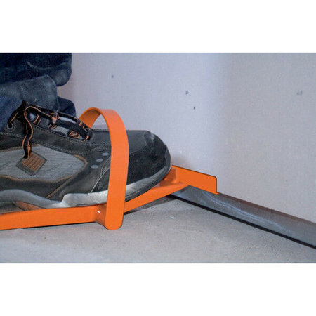 Levier à plaque avec étrier en acier FOOTPLAC - Gedimat.fr