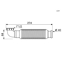 Siphon sans garde d'eau SENZO sortie Push Fit - Gedimat.fr