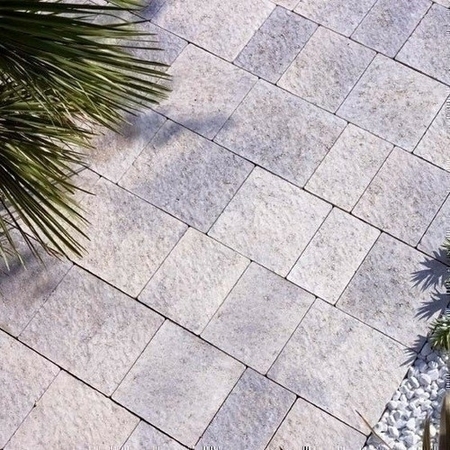 Pavage NAVARRE brut ép.6cm multiformat coloris flammé - Gedimat.fr
