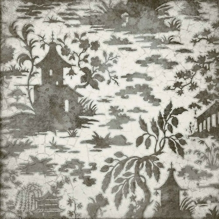 Décor ORNAMENTA pour mur en faïence brillante MAIOLICA dim.20x20cm coloris grigio - Gedimat.fr