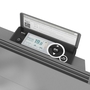 Radiateur à inertie sèche MALAO 2000W Haut.60,7cm larg.115,3cm prof.14,5cm Gris - Gedimat.fr