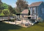 Table de jardin EOS graphite - 180/240x100x74cm - Gedimat.fr