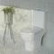 Pack WC  poser cuvette ZENTRUM avec abattant Duroplast blanc - 83x61x38cm - Gedimat.fr