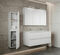 Ensemble meuble VIANA + plan vasque cramique blanche - 120 cm - blanc - Gedimat.fr