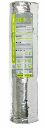 Isolant multicouches XLAINE 18 - 10x1,50m Ep.25mm - R 2.19 m²K/W - Gedimat.fr