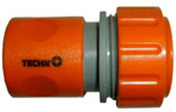 Raccord coupleur d'arrosage plastique automatique diam.15mm sous blister de 1 pièce - Tuyaux d'arrosage - Aménagements extérieurs - GEDIMAT