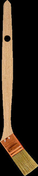 Brosse coude sur chant fibres soies manche bois brut ponc 25mm - Outillage du peintre - Peinture & Droguerie - GEDIMAT