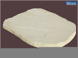 Pas japonais pierre reconstitue FLORAC dim.45x35cm p.3,5cm coloris champagne - Pas japonais - Amnagements extrieurs - GEDIMAT