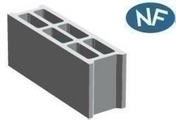 Bloc béton creux NF ép.20cm haut.20cm long.50cm - Blocs béton - Matériaux & Construction - GEDIMAT