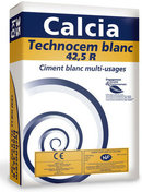 Ciment blanc multi-usages CEM II 32,5R CE NF Technocem sac de 25kg - Gedimat.fr