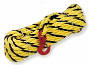 Corde  poulie polypropylne jaune et noir avec crochet - 20m - Outillage du maon - Matriaux & Construction - GEDIMAT