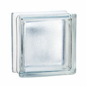 Brique de verre 198 ép.8cm dim.19x19cm satinée - Briques de verre - Isolation & Cloison - GEDIMAT