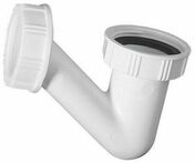 Siphon de lavabo Gamme BASIC plastique encombrement réduit - Vidages - Plomberie - GEDIMAT