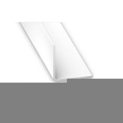 Cornière égale PVC blanc ép.1mm 30x30mm long.2,00m - Profilés - Tôles - Fers - Quincaillerie - GEDIMAT