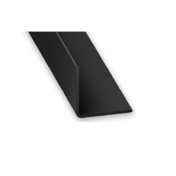 Cornière égale PVC noir ép.1mm 25x25mm long.2,00m - Profilés - Tôles - Fers - Quincaillerie - GEDIMAT