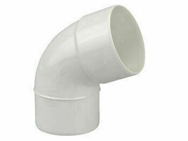 Coude de gouttire 1/2 ronde 25mm PVC MF 6730 - D80 blanc - Accessoires de fixation - Couverture & Bardage - GEDIMAT