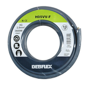 Câble électrique souple H05VVF section 3G2,5mm² coloris gris en bobine de 10m - Fils - Câbles - Electricité & Eclairage - GEDIMAT