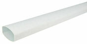 Tube de descente extrud PVC ovation blanc - 90x56cm 4m - Gouttires - Descentes - Couverture & Bardage - GEDIMAT