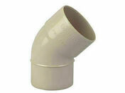 Coude de gouttire 1/2 ronde 25mm PVC MF 45 - D80 sable - Accessoires de fixation - Couverture & Bardage - GEDIMAT