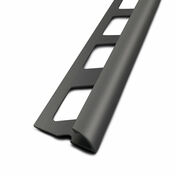 Quarts de rond ouverts en PVC long.2,50m p.8mm gris - Accessoires pose de carrelages - Revtement Sols & Murs - GEDIMAT