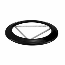 Rosace EMAILLEE D130 - noir mat - Tubages rigides - Couverture & Bardage - GEDIMAT