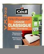 Vitrificateur classique VX302 incolore mat - pot 1l - Produits d'entretien - Nettoyants - Outillage - GEDIMAT