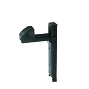 Arrêt de portail à sceller H.250mm pour épaisseur de 30 à 70mm Noir - Quincaillerie de portail et garage - Quincaillerie - GEDIMAT
