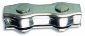 Serre cble plat 2 boulons acier inoxydable pour cble D6mm - Chaines - Cordes - Arrimages - Quincaillerie - GEDIMAT