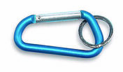 Mousqueton avec anneau aluminium anodis - 70mm - Chaines - Cordes - Arrimages - Quincaillerie - GEDIMAT