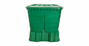 Cuve à eau rectangulaire vert - 520L - Récupération d'eau de pluie - Aménagements extérieurs - GEDIMAT
