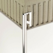 Profilé Schlüter-RONDEC acier inoxydable - 2,5m H.10mm - Accessoires pose de carrelages - Revêtement Sols & Murs - GEDIMAT