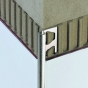 Profilé pour murs Schlüter®-RONDEC 80 ALU. CHROME ANOdiam. BRILLANT 2,5m - Accessoires pose de carrelages - Revêtement Sols & Murs - GEDIMAT
