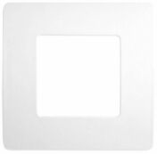 Plaque de finition pour appareillage srie VENUS non mont dim.75x75mm coloris blanc - Interrupteurs - Prises - Electricit & Eclairage - GEDIMAT