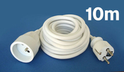 Câble électrique souple H05VVF section 3G1,5mm² coloris blanc en bobine de 10m - Gaines - Tubes - Moulures - Electricité & Eclairage - GEDIMAT