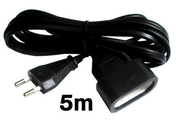 Câble électrique méplat H03VHH2F diam.2x0,75mm² coloris noir long.5m - Gaines - Tubes - Moulures - Electricité & Eclairage - GEDIMAT