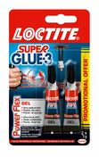 Colle SUPERGLUE 3 power flex gel - blister de 2x3g - Colles - Adhsifs - Quincaillerie - GEDIMAT