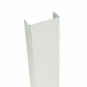 Profil de finition U alu laqué blanc - 3000x79x33mm - Briques de verre - Isolation & Cloison - GEDIMAT