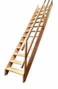 Echelle de meunier sapin kit COTTAGE junior - 2.80m - sans rampe - Escaliers - Menuiserie & Aménagement - GEDIMAT