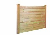 Lame classique en bois du Nord pour clôture H Classe 4 ép.28mm larg.135 (utile) 145 (hors tout) long.2m teintée marron - Ecrans - Clôtures - Aménagements extérieurs - GEDIMAT