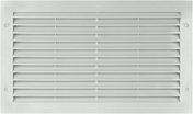 Grille de ventilation pvc rectangulaire avec moustiquaire p.19cm haut.23cm larg.38cm blanc - Grilles de ventilation - Chauffage & Traitement de l'air - GEDIMAT