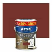 Peinture bois glycéro satinée ASTRAL PROTECT'BOIS coloris rouge basque 2,5L + 20% - Peintures bois microporeuse - Peinture & Droguerie - GEDIMAT
