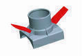 Sotraclip pour tube PVC CR4-CR8 - 90° 400x160mm - Tuyaux - Gaines - Grillages avertisseurs - Matériaux & Construction - GEDIMAT