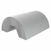 Couvertine ronde béton brut - 45x40x20cm - Bordures - Matériaux & Construction - GEDIMAT