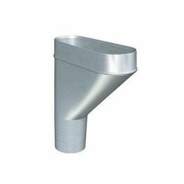 Cuvette zinc branchement - CLASSIC naturel - D100mm - Gouttires - Descentes - Couverture & Bardage - GEDIMAT
