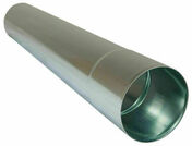 Tuyau de descente cylindrique manchonn zinc naturel - D80 - L.2m p.0,65mm - Gouttires - Descentes - Couverture & Bardage - GEDIMAT