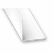 Cornière égale PVC blanc ép.1mm 50x50mm long.2,60m - Profilés - Tôles - Fers - Quincaillerie - GEDIMAT
